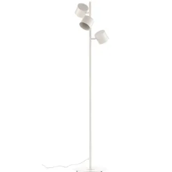 Vloerlamp Bot, wit, 3-lamps