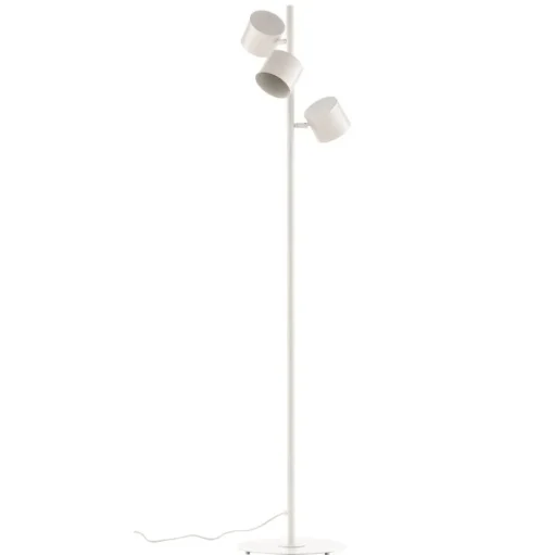 Vloerlamp Bot, wit, 3-lamps