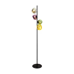 Vloerlamp Canopus, meerkleurig, hoogte 160 cm 4-lamps glas E14