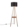 Vloerlamp Colette driebeenvoet, coffee/zwart