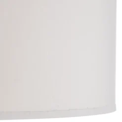 Vloerlamp Corralee in zwart en wit