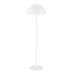 Vloerlamp Ellen 40 met metalen kap, wit