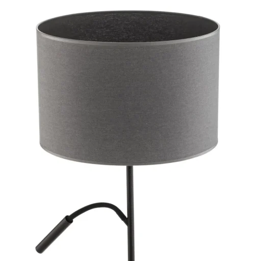 Vloerlamp Hotel Plus - grijze kap en leeslamp
