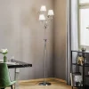 Vloerlamp Jacqueline, 3-lamps, wit