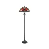 Vloerlamp Larissa met kap in Tiffany-design