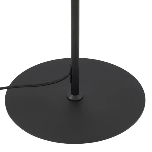 Vloerlamp Lindby Edion, zwart, metaal