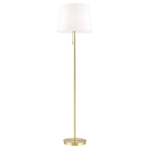 Vloerlamp Ludwig, antiek messing