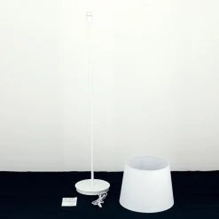 Vloerlamp Ludwig, wit