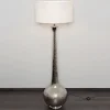 Vloerlamp Maestro, wit/zilver