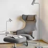Vloerlamp Marley, nikkel, hoogte 151 cm, metaal