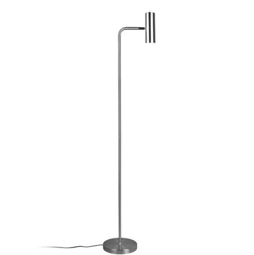 Vloerlamp Marley, nikkel, hoogte 151 cm, metaal