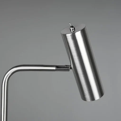 Vloerlamp Marley, nikkel, hoogte 151 cm, metaal