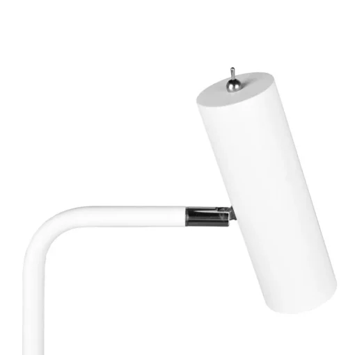 Vloerlamp Marley, wit, hoogte 151 cm, metaal