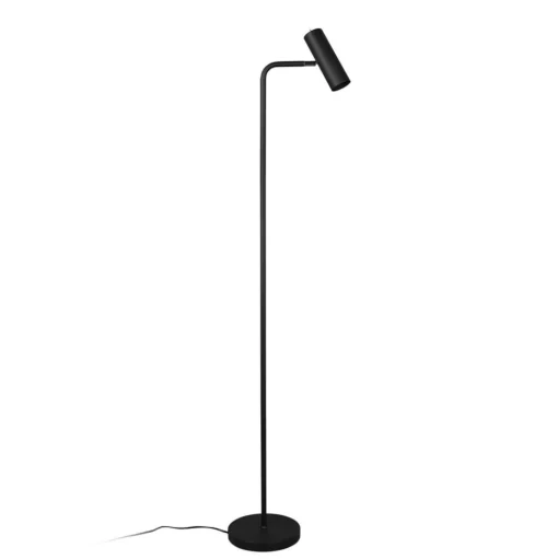 Vloerlamp Marley, zwart, hoogte 151 cm, metaal