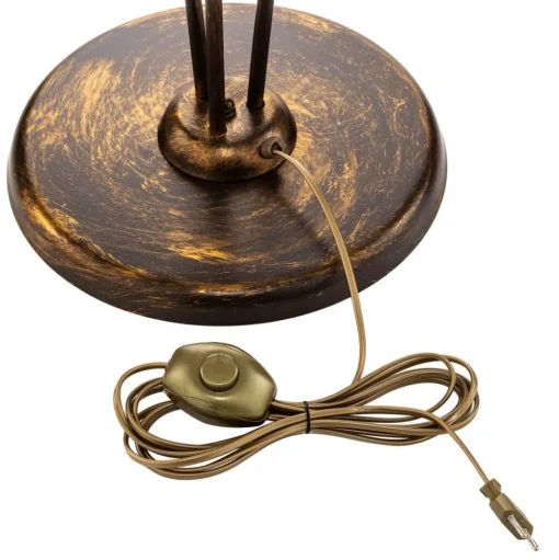 Vloerlamp Miranda in Florentijnse stijl, brons