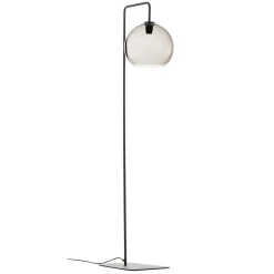 Vloerlamp Monaco met kap van glazen bol