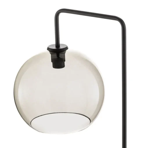 Vloerlamp Monaco met kap van glazen bol