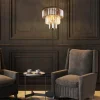 Vloerlamp Naxis, zwart/rookgrijs, hoogte 160 cm, kristal