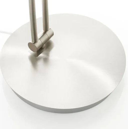 Vloerlamp Ohio, nikkel/chroom