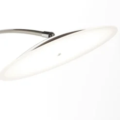 Vloerlamp Ohio, nikkel/chroom