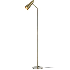 Vloerlamp Peak, variabel, messing antiek