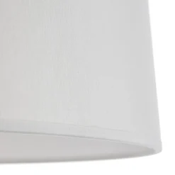 Vloerlamp Sacha LS van hout en textiel, wit