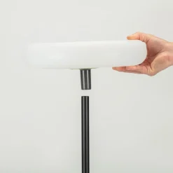 Vloerlamp solar Pops, USB, touchdimmer, IP54