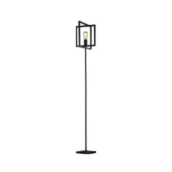 Vloerlamp Squares, zwart