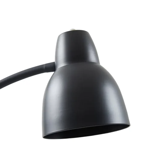 Vloerlamp Tebbi, zwart, metaal, hoogte 150 cm