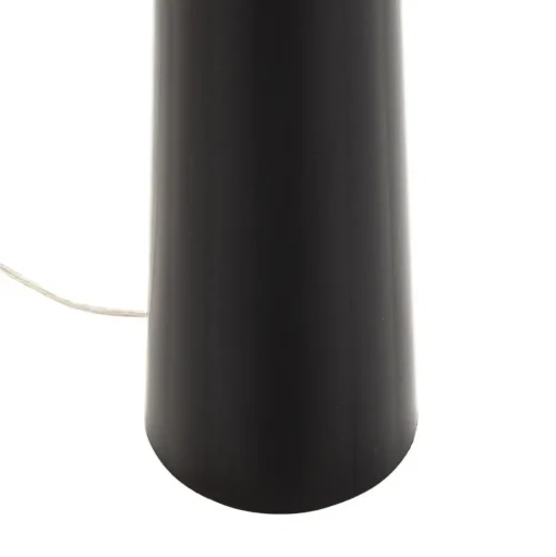 Vloerlamp Totem LS met chroom-finish, zwart