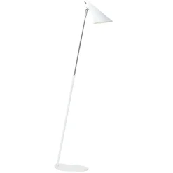 Vloerlamp Vanila, justeerbaar, wit