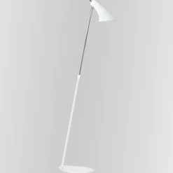 Vloerlamp Vanila, justeerbaar, wit