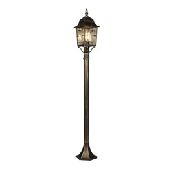 Volturno tuinpadverlichting, roestkleurig, hoogte 100 cm, aluminium