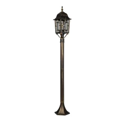 Volturno tuinpadverlichting, roestkleurig, hoogte 100 cm, aluminium