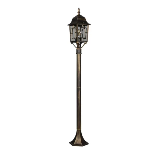 Volturno tuinpadverlichting, roestkleurig, hoogte 100 cm, aluminium