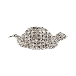 Wand- en plafondlamp Saten, kristal, 41 cm