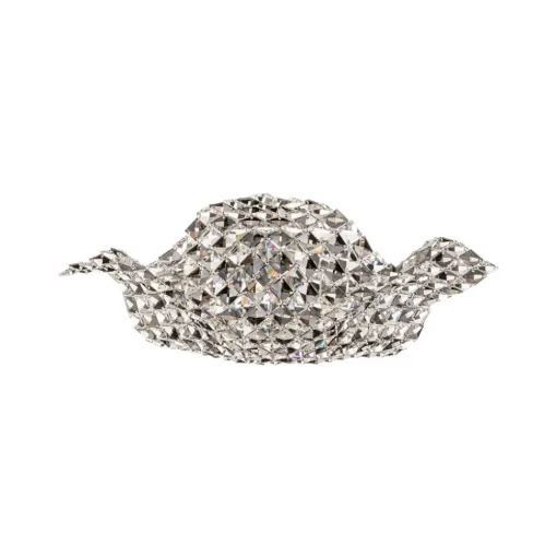 Wand- en plafondlamp Saten, kristal, 41 cm