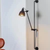 Wandlamp 997 met stekker, 1-lamp, zwart