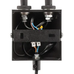 Wandlamp 1002 met stekker, 2-lamps, wit