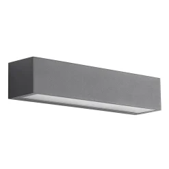 Wandlamp Arcchio Lengo, 38 cm, antraciet, E27, IP54