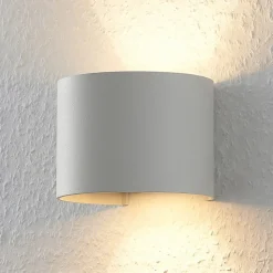 Wandlamp Arcchio Zuzana, rond, wit, G9, 13 cm breed