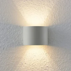Wandlamp Arcchio Zuzana, rond, wit, G9, 13 cm breed