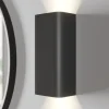 Wandlamp Bergen up & down, grafiet