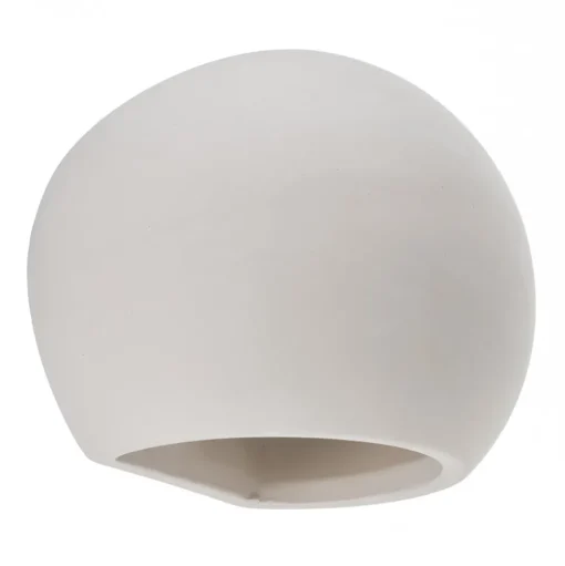 Wandlamp Bullet up/down van keramiek in wit