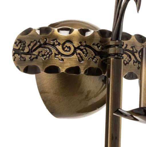 Wandlamp Castle licht gepatineerd 2-lamps