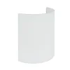 Wandlamp Celine, wit, stof, E27