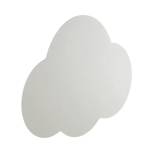 Wandlamp Cloud, beige, staal, indirect licht, 38 x 27 cm