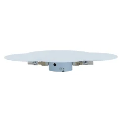 Wandlamp Cloud, blauw, staal, indirect licht, 38 x 27 cm