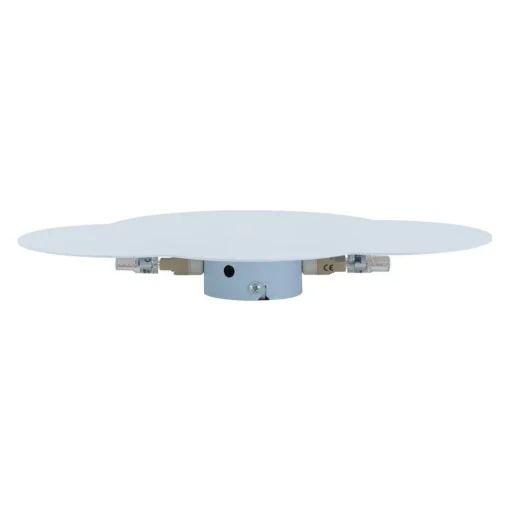 Wandlamp Cloud, blauw, staal, indirect licht, 38 x 27 cm