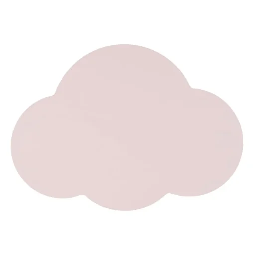Wandlamp Cloud, roze, 38 cm breed, metaal, wolk, G9